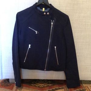 Navy Crop/Short Jacket